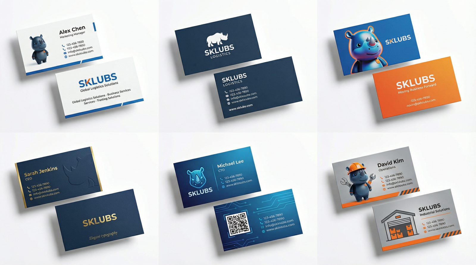 Cartes visite dorure à chaud impression premium